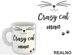 Crazy Cat Man - Mačke - Šolja