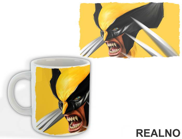 Angry Face - Wolverine - Šolja