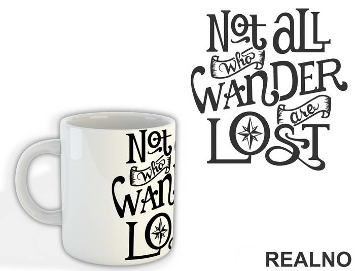 Not All Who Wander Are Lost - Pirates of the Caribbean - Šolja