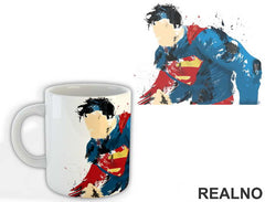 Fighting Paint Splash - Superman - Šolja