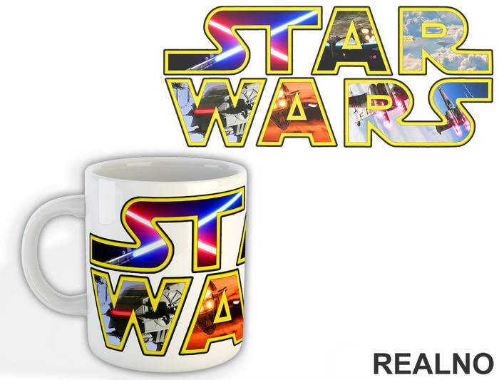 Colorful Logo - Star Wars - Šolja