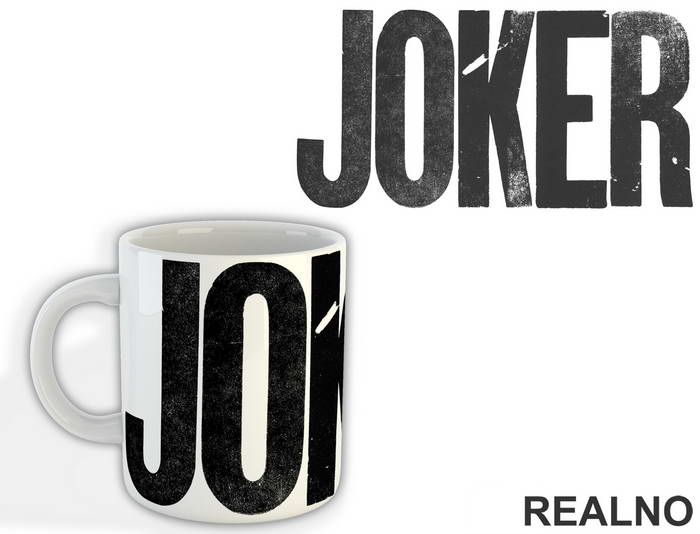 Text Logo - Joker - Šolja