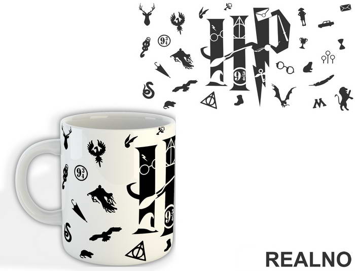 Logo - Harry Potter - Šolja