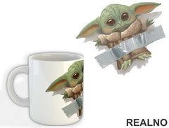 Baby Yoda Taped - Yoda - Mandalorian - Star Wars - Šolja