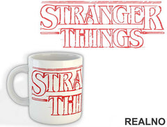 Red Logo - Stranger Things - Šolja