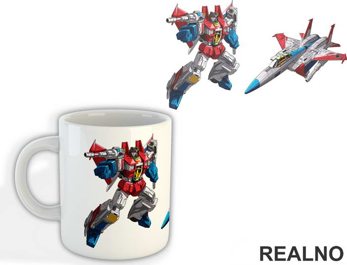 Star Scream Illustration - Transformers - Šolja