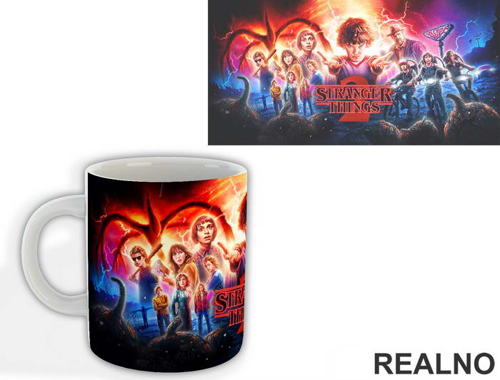 Colors - Stranger Things - Šolja