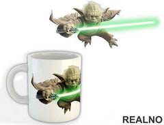Yoda And Lightsaber - Star Wars - Šolja
