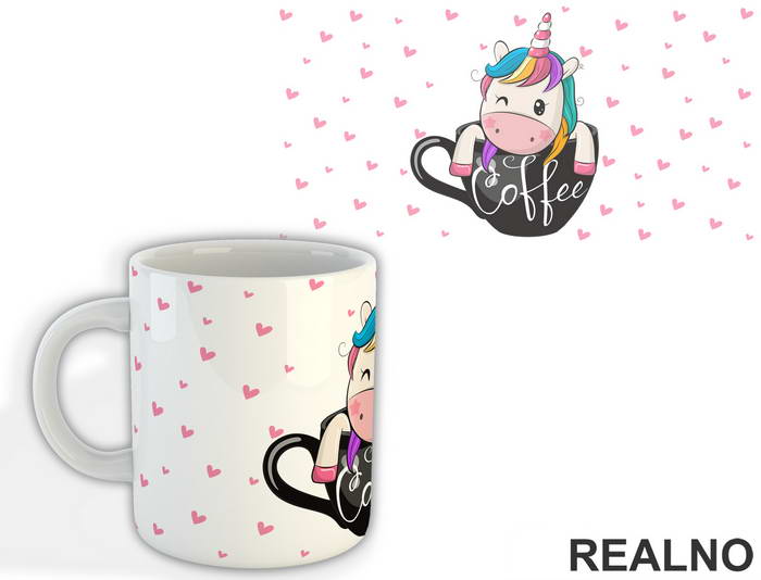 Inside A Coffee Mug - Unicorn - Jednorog - Šolja