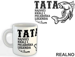 Tata Najveći Kralj I Pecaroška Legenda - Pecanje - Fishing - Šolja