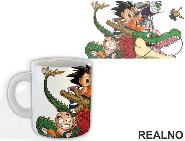 Riding Shenron - Goku - Dragon Ball - Šolja