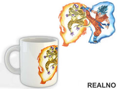 Vs Golden Frieza - Goku - Dragon Ball - Šolja