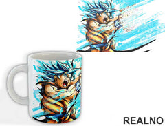 SSGSS Kamehamema - Goku - Dragon Ball - Šolja