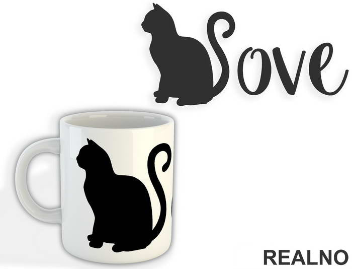 Cat Love - Mačke - Cat - Šolja