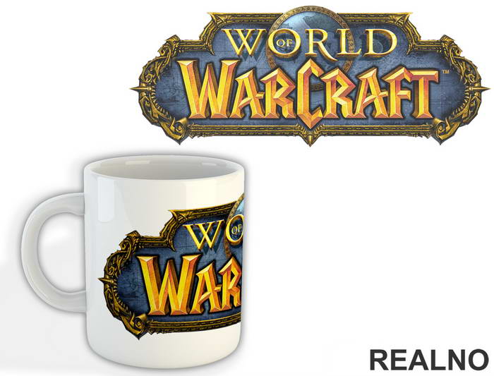 World Of Warcraft - WOW - Logo - Šolja