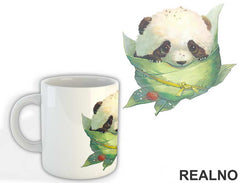 Baby Panda In A Leafe Bag - Životinje - Šolja