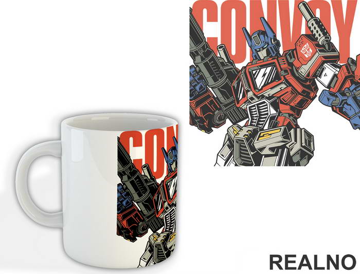 Convoy Optimus Prime - Transformers - Šolja