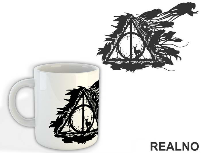 The Deathly Hallows Petronus And Dementors - Harry Potter - Šolja