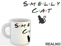 Silhouette - Smelly Cat - Friends - Prijatelji - Šolja