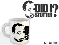 Head Outline - Did I Stutter - The Office - Šolja