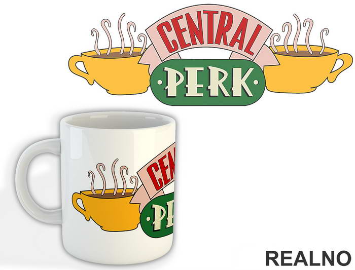 Central Perk - Color - Friends - Prijatelji - Šolja