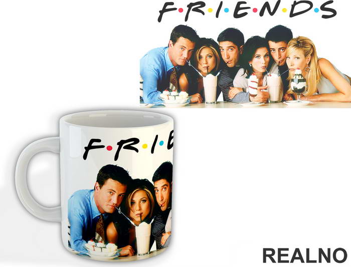 Drinking Coffee And Logo - Friends - Prijatelji - Šolja