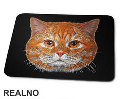 Ginger Cat Face - Životinje - Podloga za miš