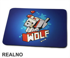 Wolf - Minecraft - Podloga za miš