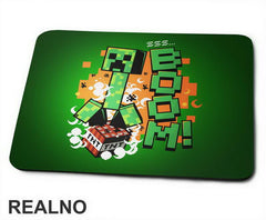 Creeper - Orange - Minecraft - Podloga za miš
