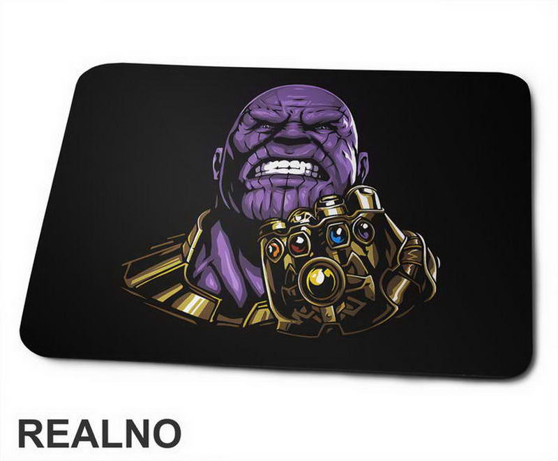 Looking Down With The Infinity Gauntlet - Thanos - Avengers - Podloga za miš