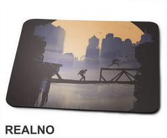 Ellie And Joel - Crossing Bridge - The Last Of Us - Podloga za miš