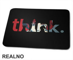 Think - Elizabeth Harmon - Queen's Gambit - Podloga za miš