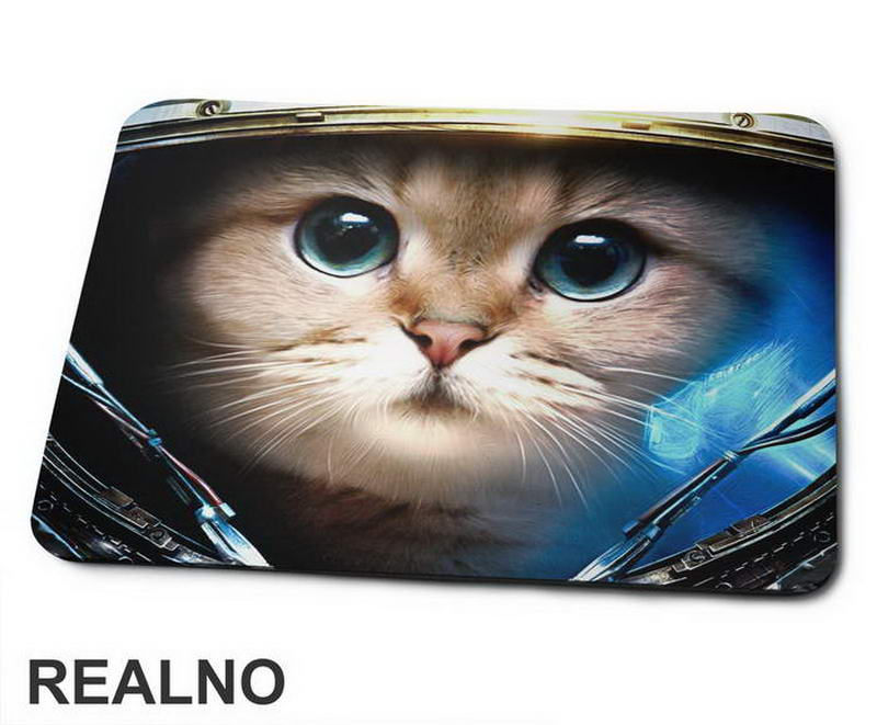 Astronaut Cat - Mačke - Podloga za miš