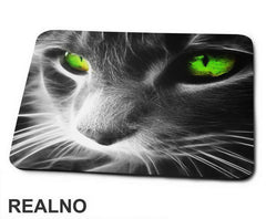 Green Eyed Cat - Mačke - Podloga za miš