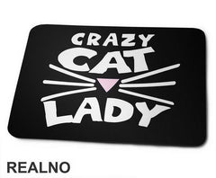 Crazy Cat Lady - Cat Whiskers And Pink Nose - Mačke - Cat - Podloga za miš