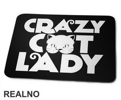 Crazy Cat Lady - Mačke - Cat - Podloga za miš