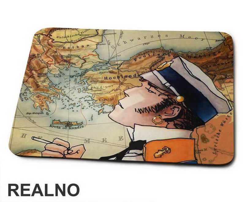 Map - Corto Maltese - Podloga za miš