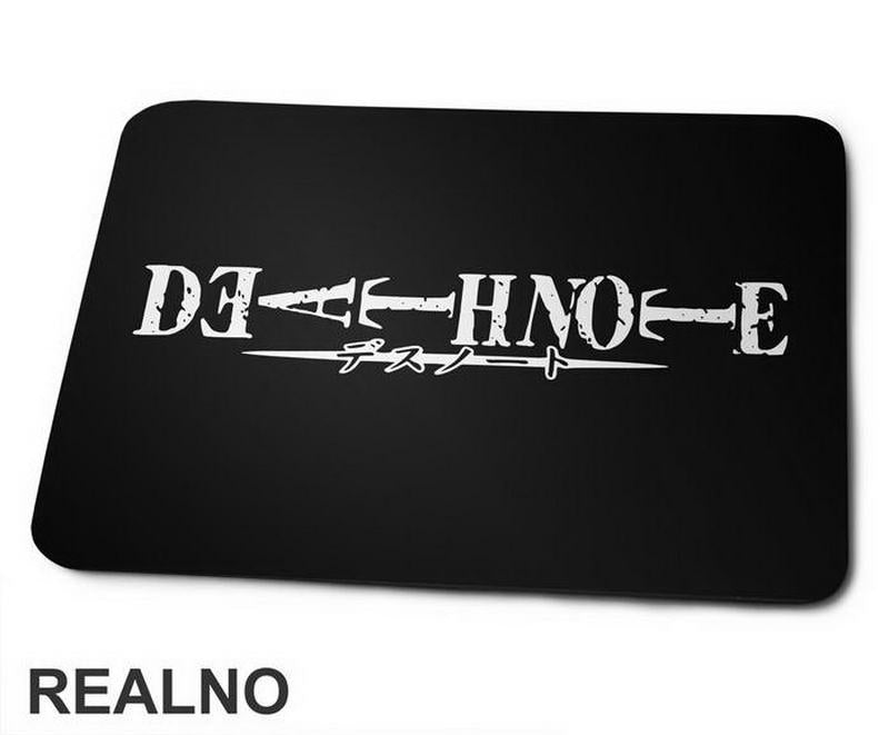 Text Logo - Death Note - Podloga za miš
