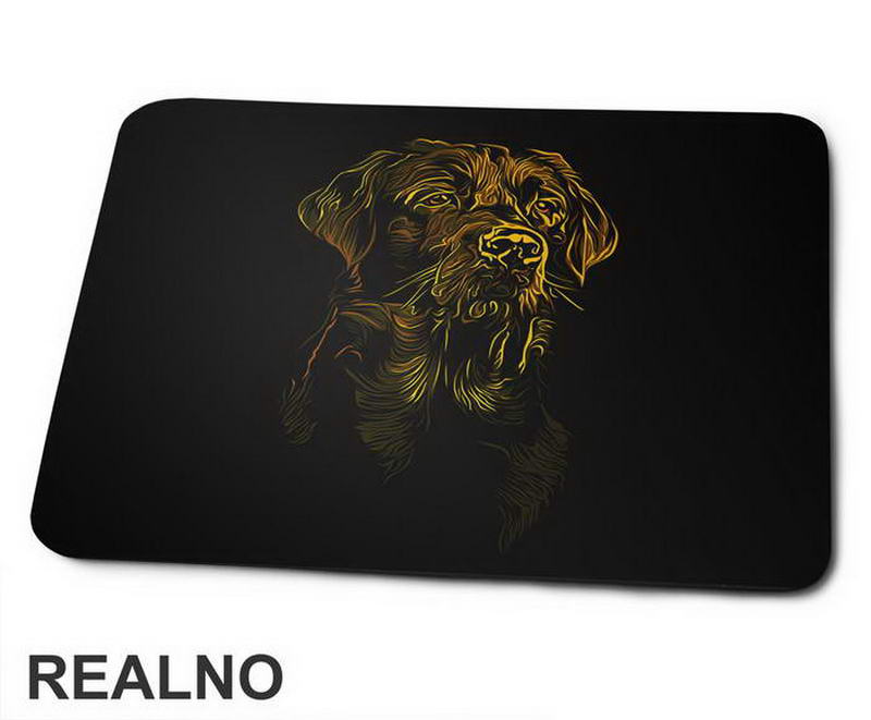 Golden Retriever Portrait - Dog - Pas - Podloga za miš