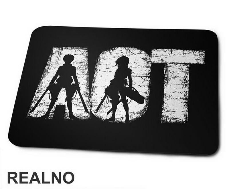 Logo - Attack on Titan - AOT - Podloga za miš