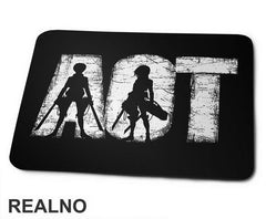 Logo - Attack on Titan - AOT - Podloga za miš