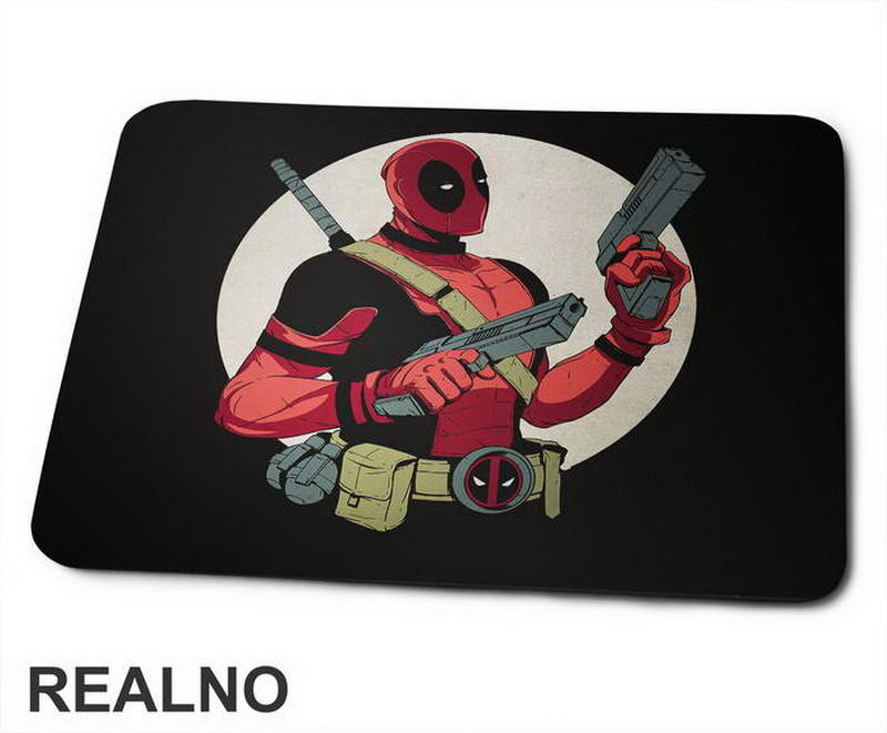 With Two Guns - Deadpool - Podloga za miš