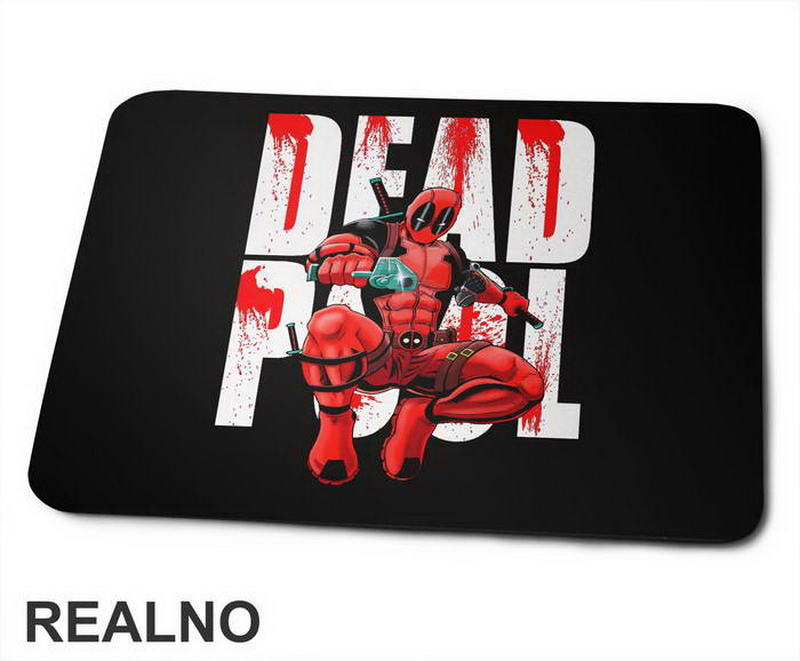 Blood Splatter - Deadpool - Podloga za miš