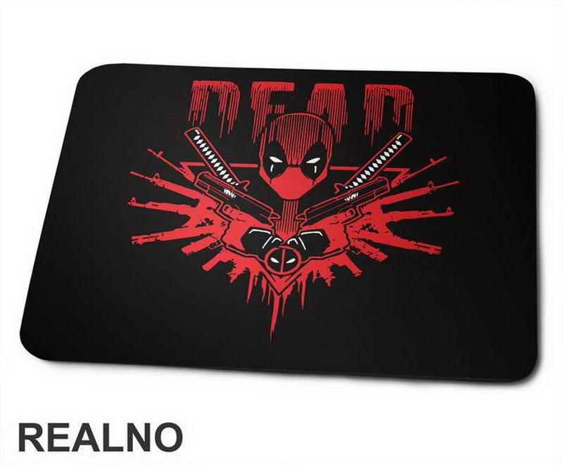 Guns Portrait - Deadpool - Podloga za miš