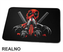 Smelling Gun Smoke - Deadpool - Podloga za miš