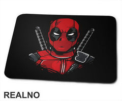 Head Illustration - Deadpool - Podloga za miš