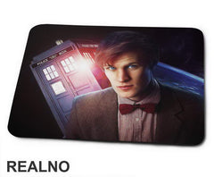 Purple Tardis And Doctor - Doctor Who - Podloga za miš