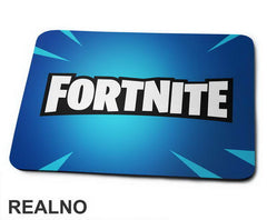 Blue Logo - Fortnite - Podloga za miš