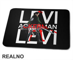 Levi Ackerman Red Shadow - Attack On Titan - Podloga Za Miš