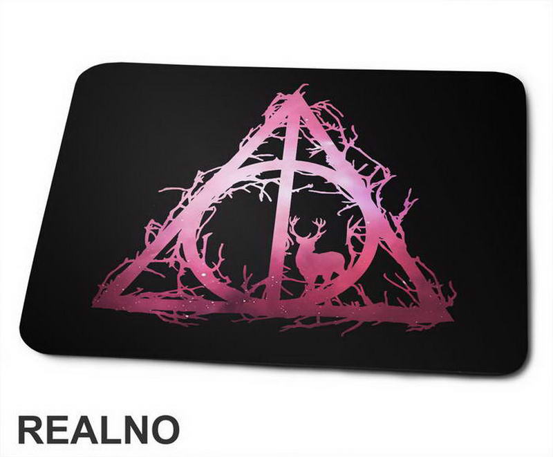 Pink Deathly Hallows - Harry Potter - Podloga za miš